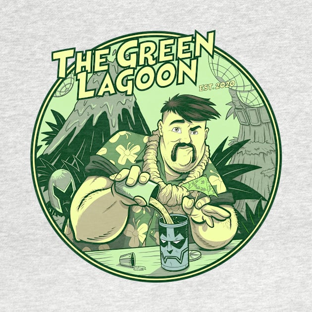 Green Lagoon: Blob the Bartender by elliotcomicart